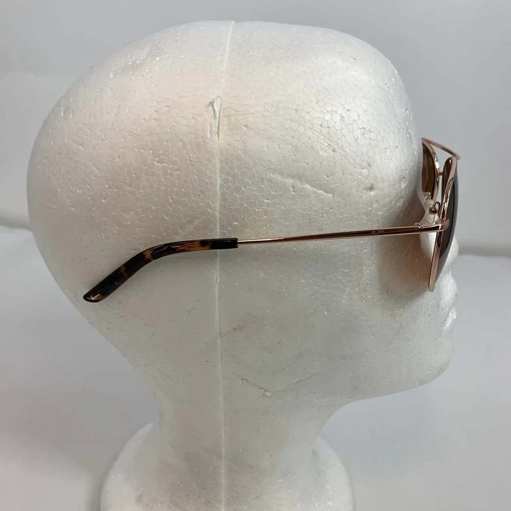 Nike Chance Rose Gold Aviator Sunglasses MEV1218 605‎ Gradient Lens Women's